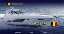 Desktop Screenshot of deltayachtsales.com